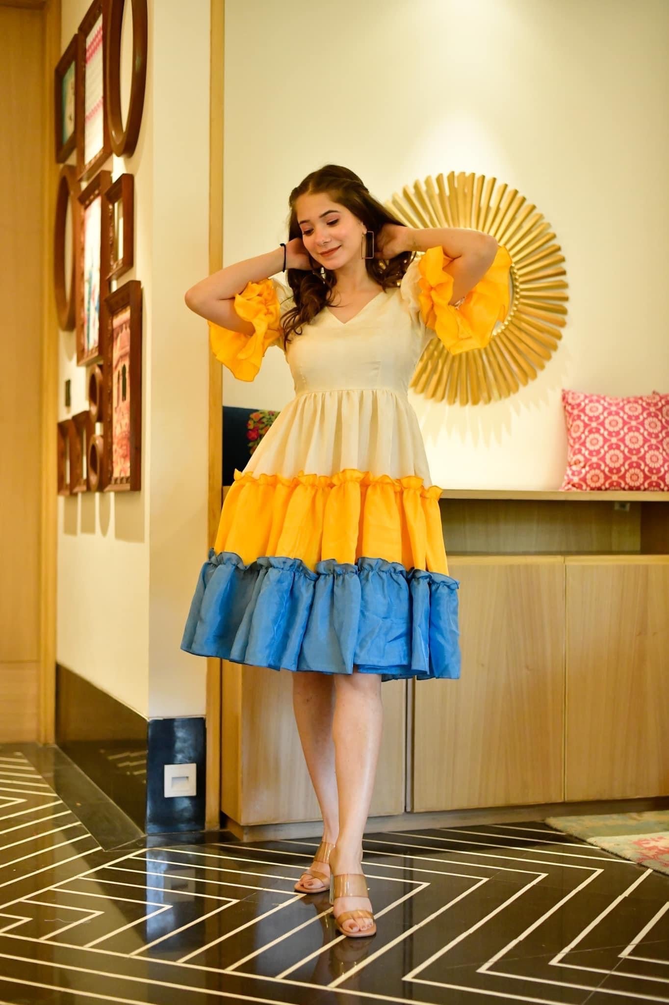 Rutvi tiered dress - salesmania