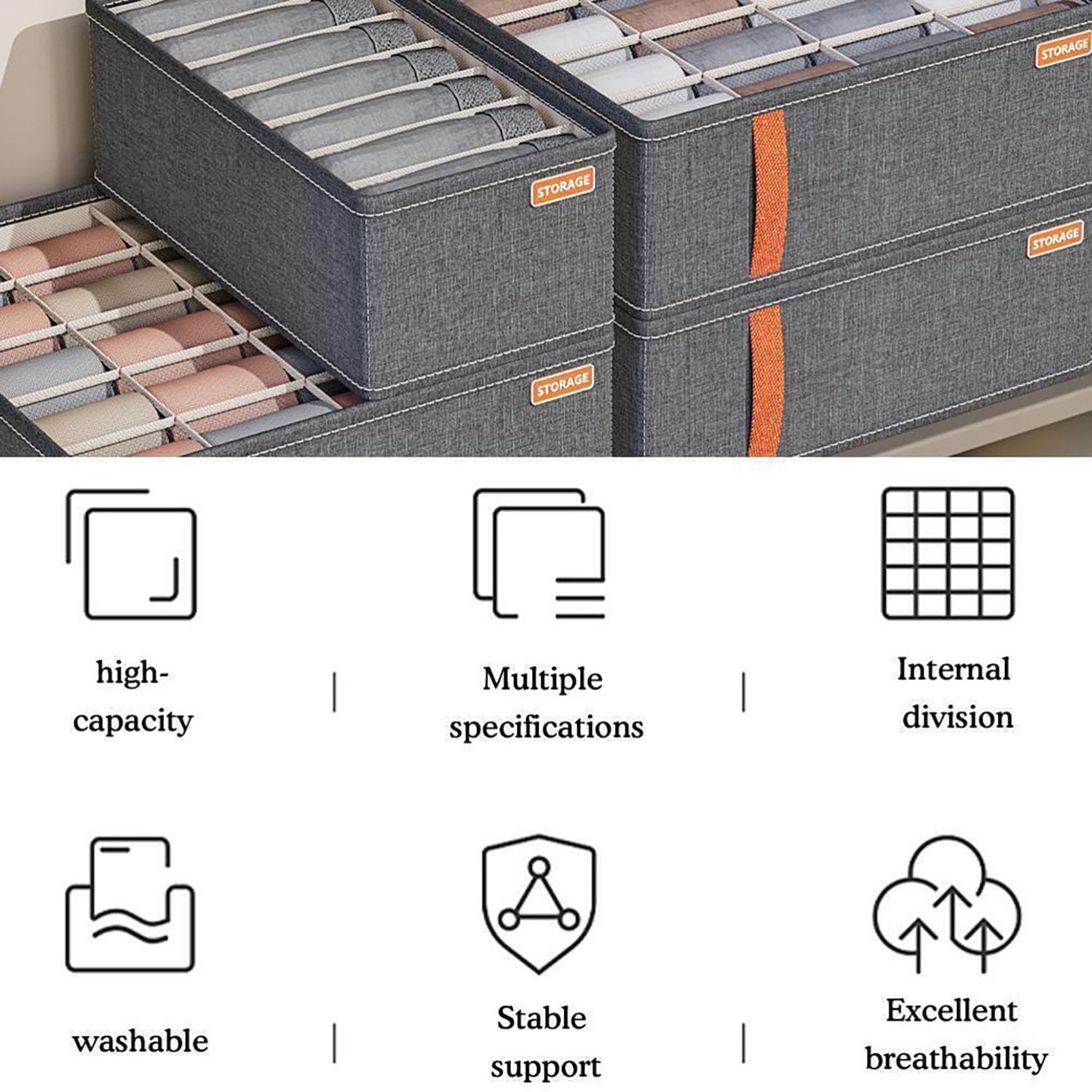 Set of 3 Innerwear Organiser - salesmania