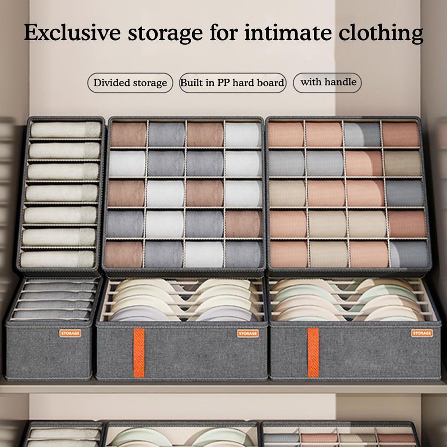 Set of 3 Innerwear Organiser - salesmania