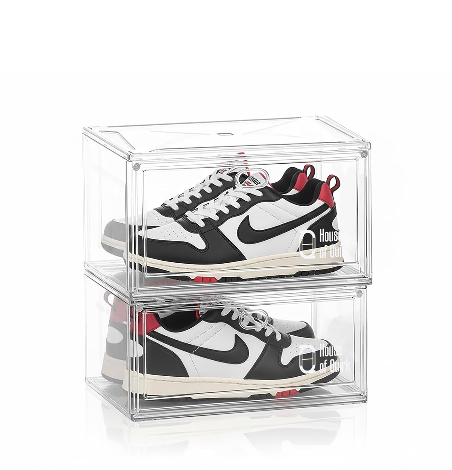 Shoe Storage Organizer Boxes White - salesmania