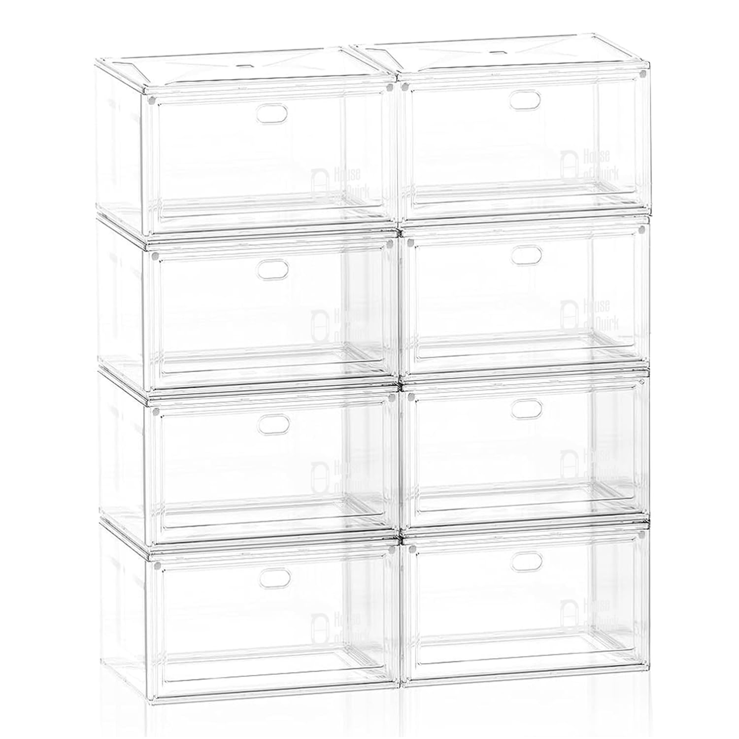 Shoe Storage Organizer Boxes White - salesmania