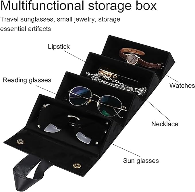 Sunglasses Storage Box, Faux Leather Sunglasses Box - salesmania