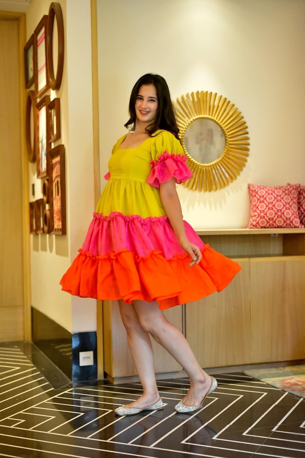 Zainab tiered dress - salesmania